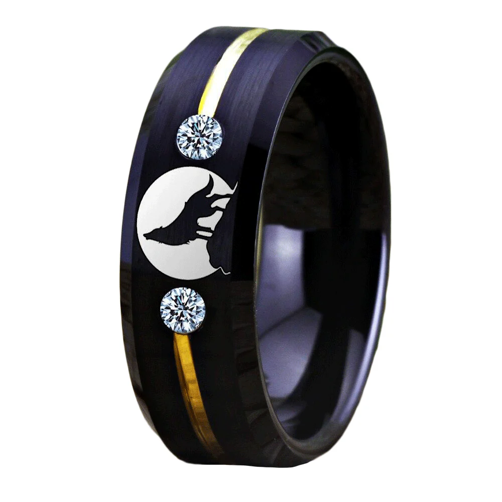 Bague Viking Loup Fenrir
