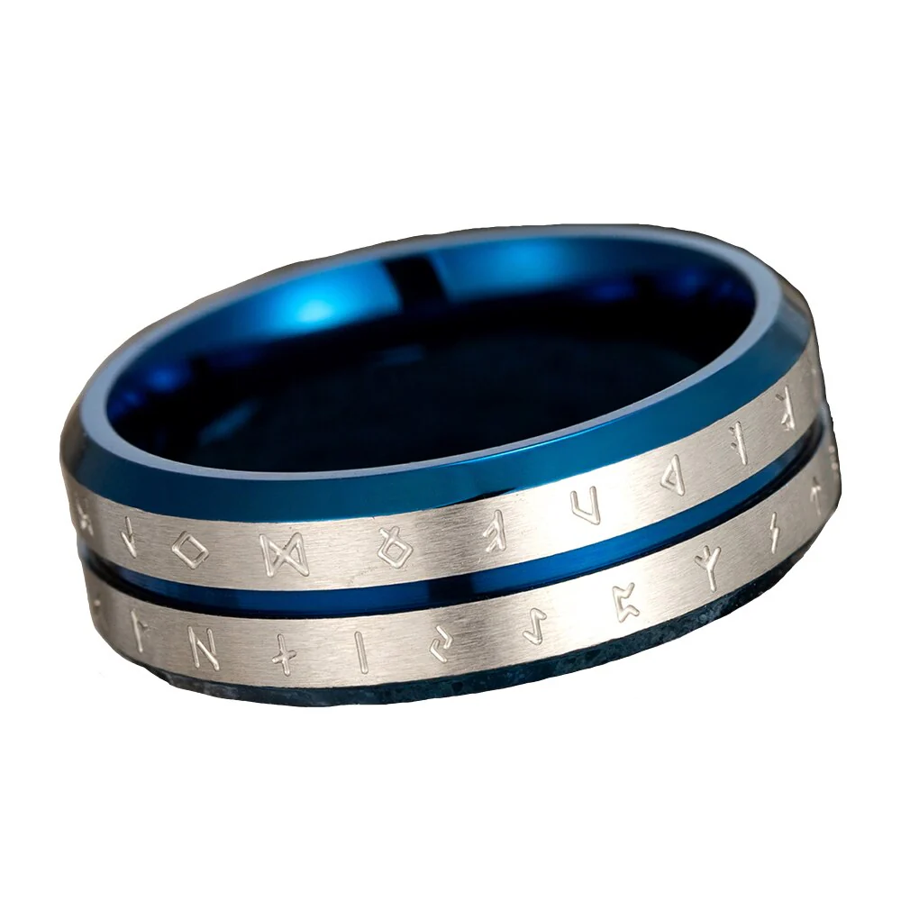 Bague Viking Doubles Runes - Image 2