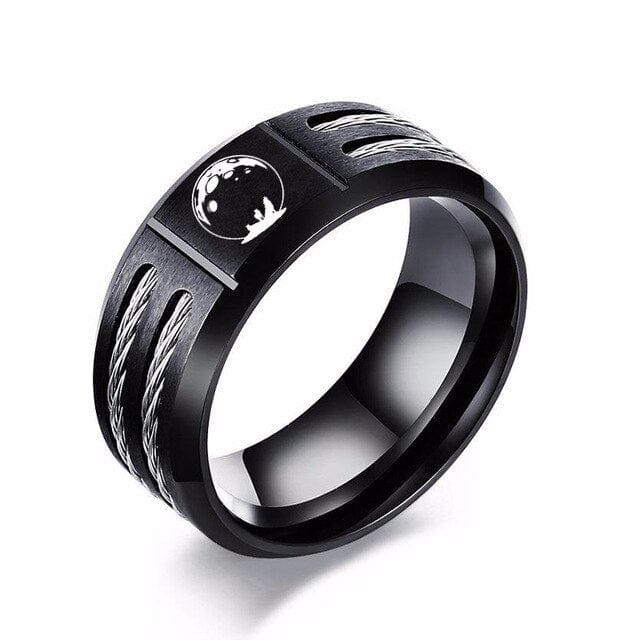 Bague Viking Loup Fenrir