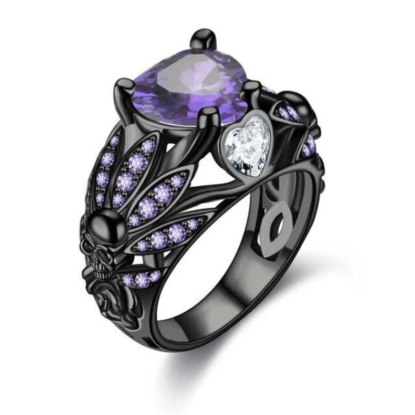 Bague Viking Hel en Acier - Image 2