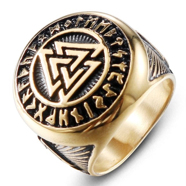 Bague Viking Rune Valknut - Image 2