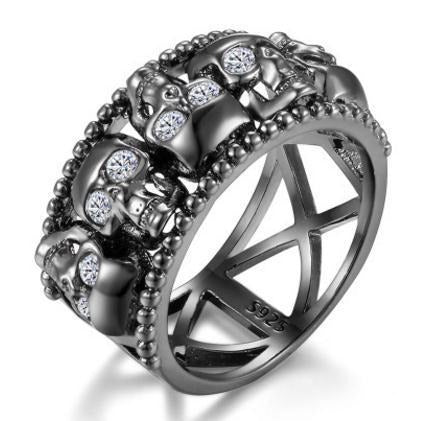 Bague Viking Mortuaire Femme en Argent - Image 3