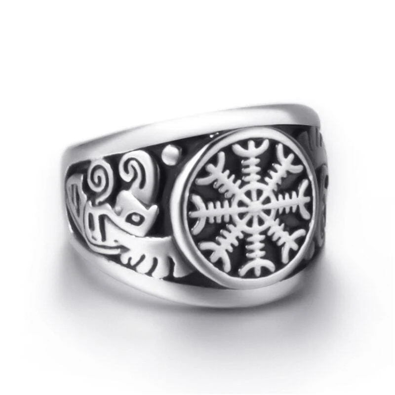 Bague Viking Aegishjalmur - Image 2