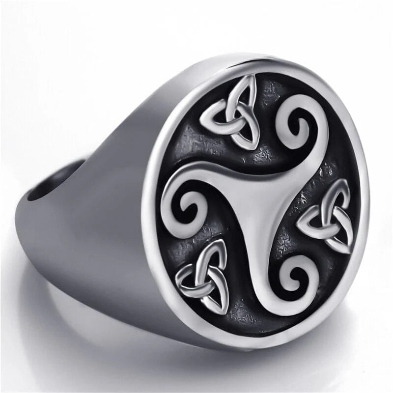 Bague Viking Triskel - Image 2