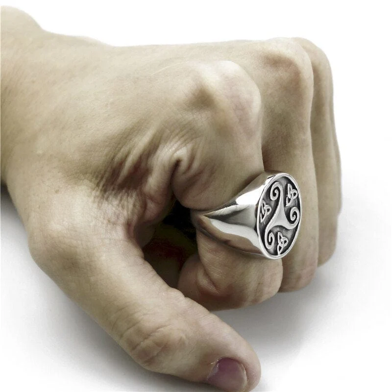Bague Viking Triskel - Image 3
