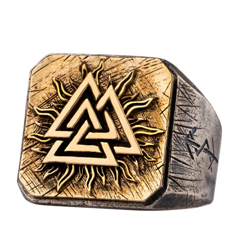Bague Viking Valknut