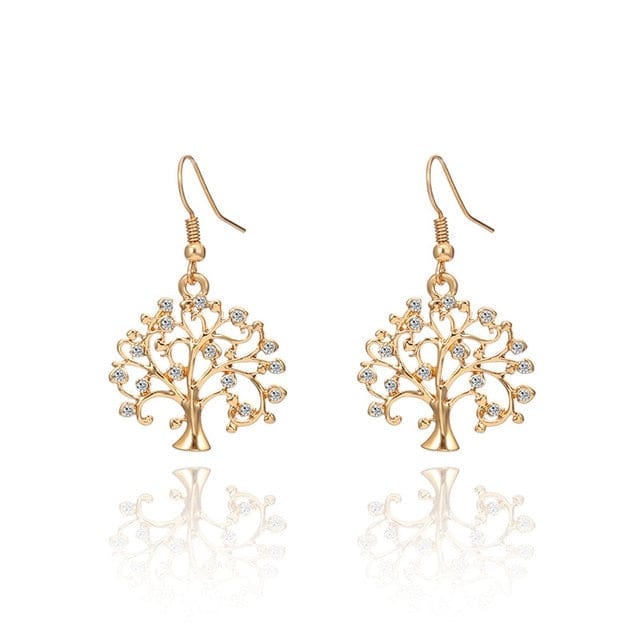 Boucles d'Oreilles Arbre De Vie