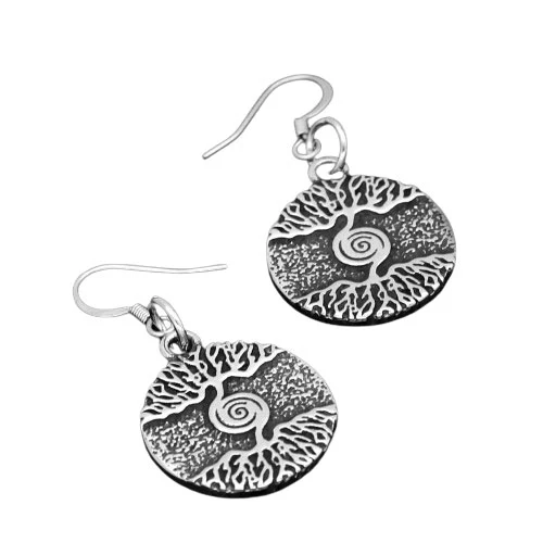 Boucles D'Oreilles Arbre De Vie Celtique
