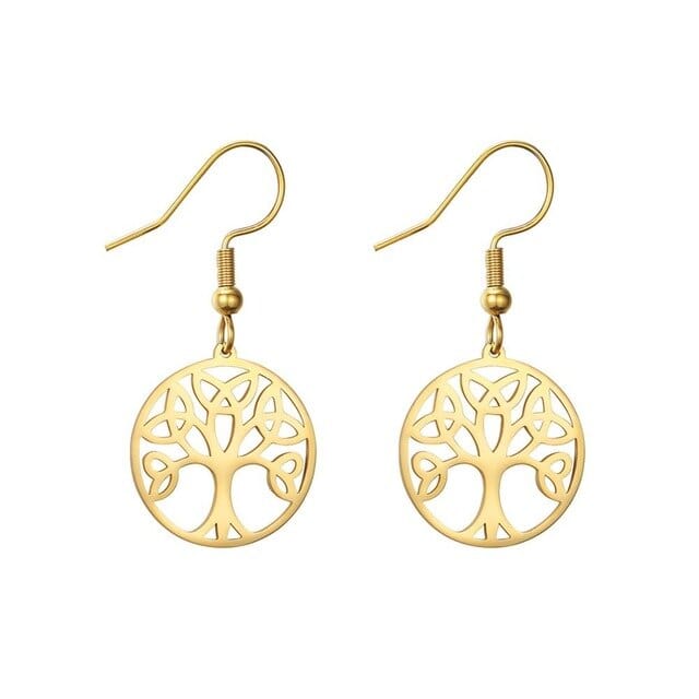 Boucles d'Oreilles Arbre De Vie - Image 2