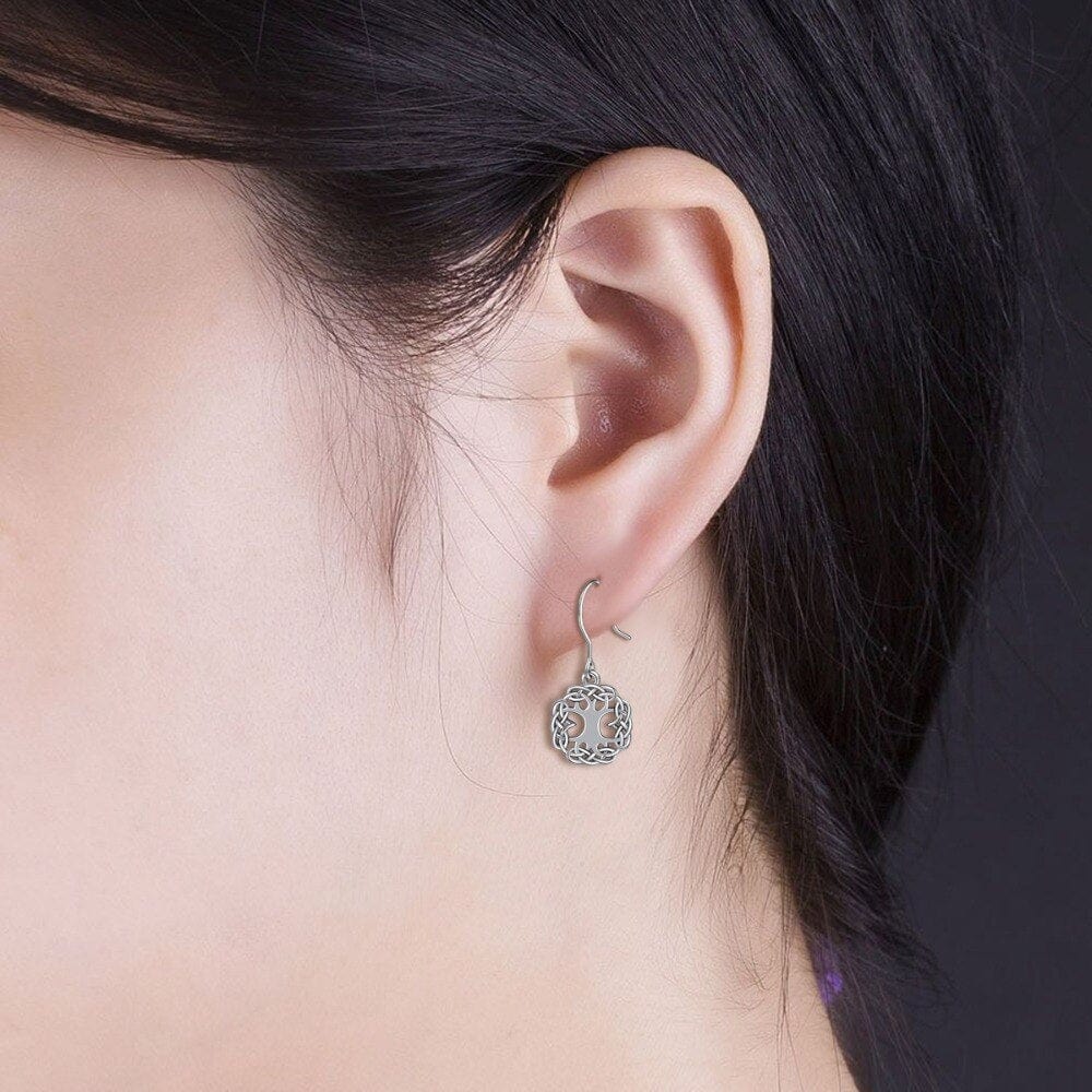 Boucles d'Oreilles Arbre De Vie - Image 2