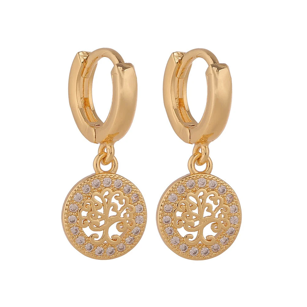 Boucles d'Oreilles Arbre De Vie