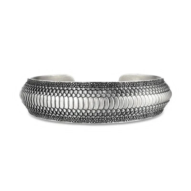 Bracelet Viking Ecailles Du Serpent De Midgard