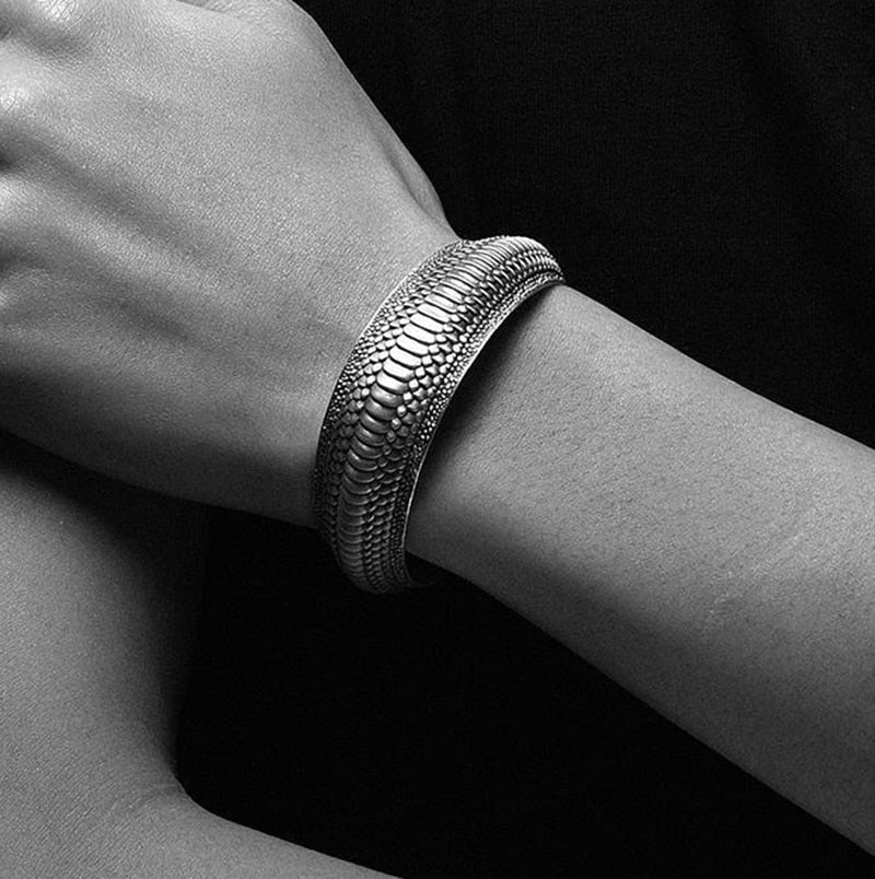 Bracelet Viking Ecailles Du Serpent De Midgard - Image 2