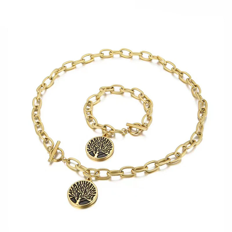 Collier & Bracelet Arbre de Vie - Ensemble Harmonieux - Image 2