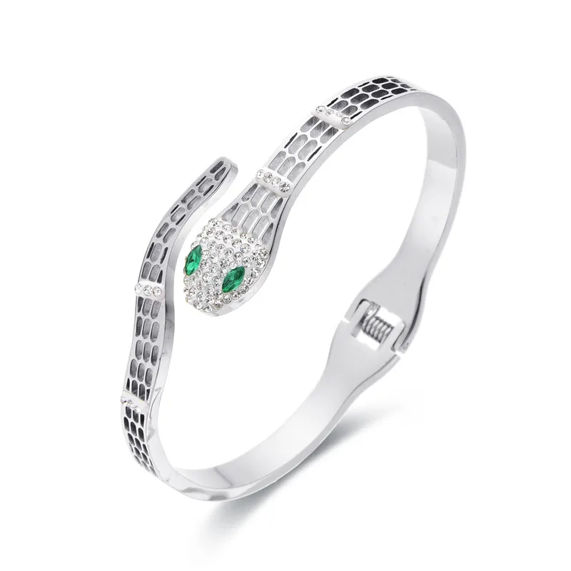 Bracelet Serpent Argenté Mystique