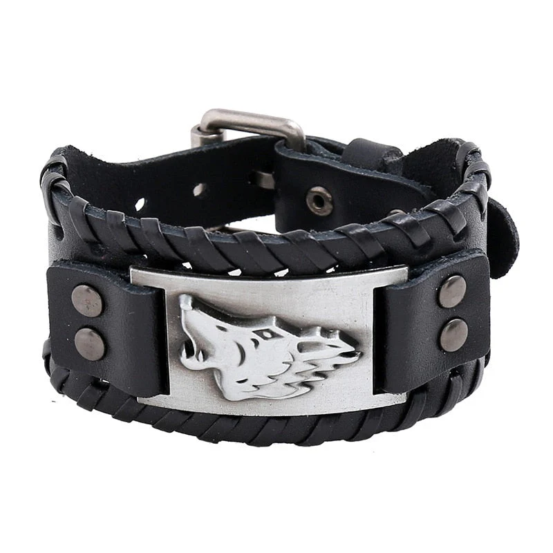 Bracelet Viking Loup Fenrir