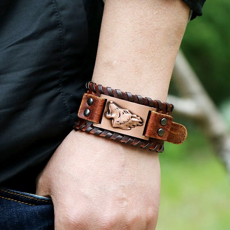 Bracelet Viking Loup Fenrir - Image 4
