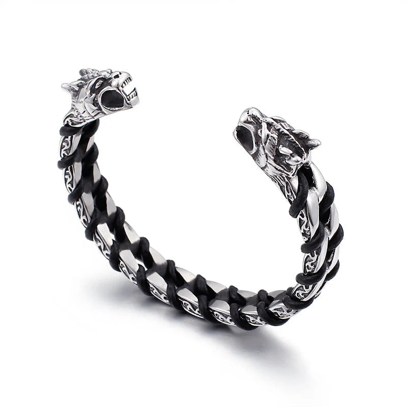 Bracelet Viking Loup Fenrir