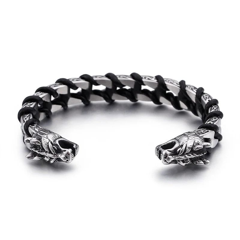 Bracelet Viking Loup Fenrir - Image 2