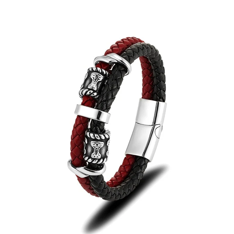 Bracelet Viking Rune Marteau De Thor