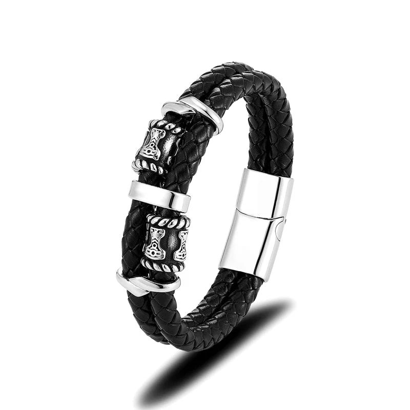 Bracelet Viking Rune Marteau De Thor - Image 2