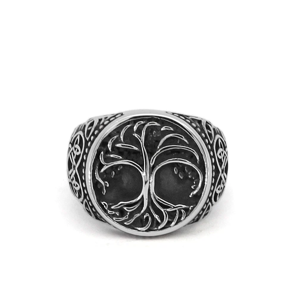 Bague Arbre De Vie Et Griffes D'ours
