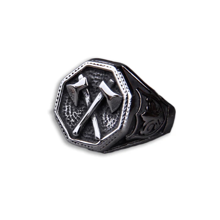 Bague Viking Hache