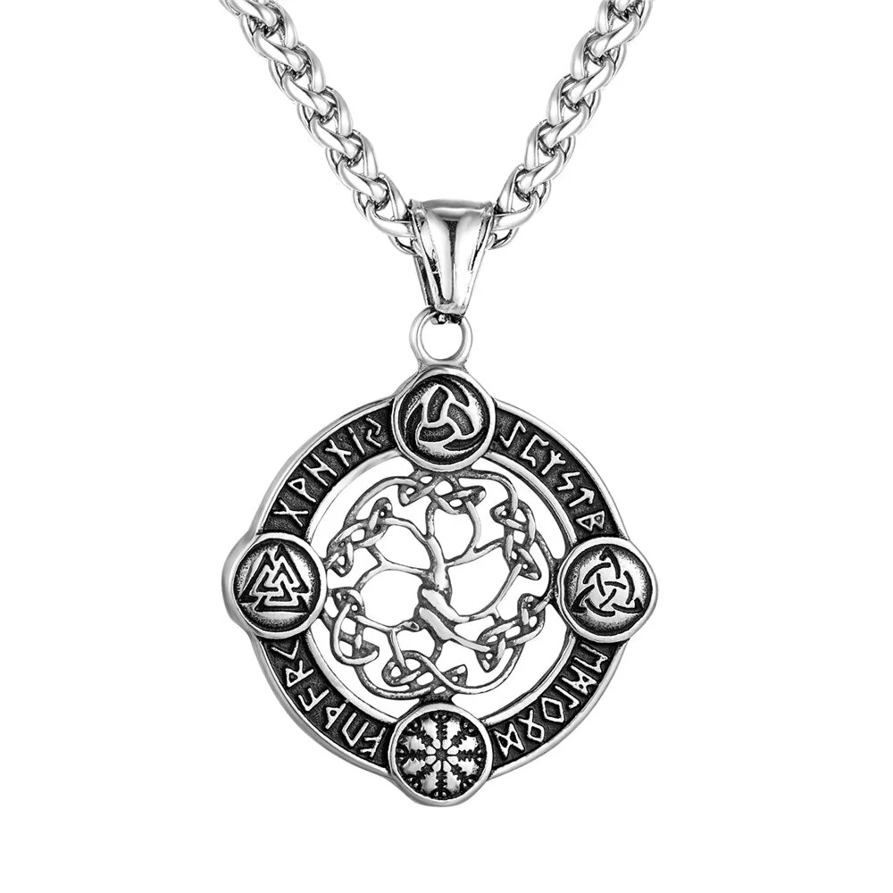 Collier Arbre De Vie Et Runes - Dialogue Mystique - Image 2