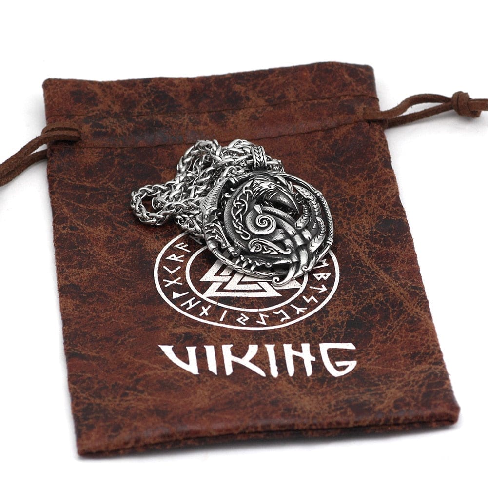 Collier Viking Corbeau - Gardien des Secrets - Image 2