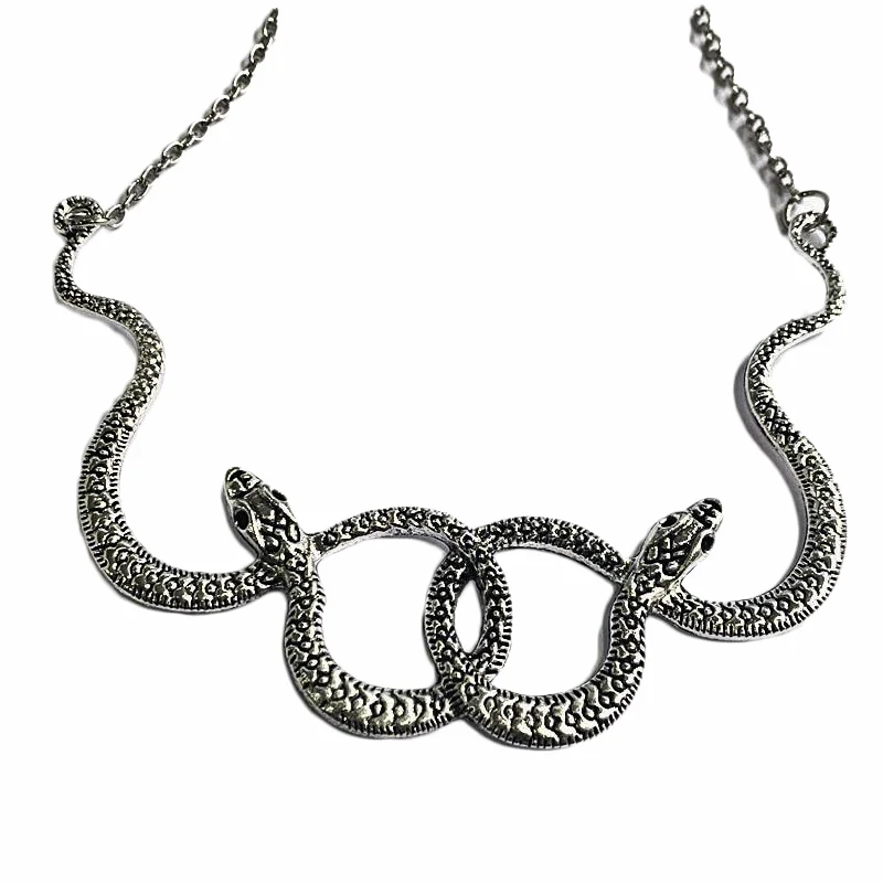 Collier Viking Serpent Jormungand - Vortex Éternel