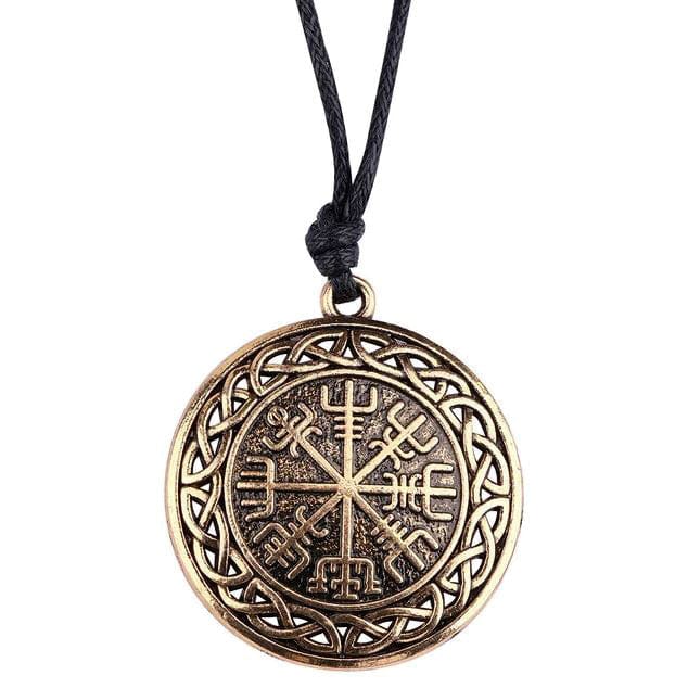 Collier Viking Vegvisir - Guide Mystique