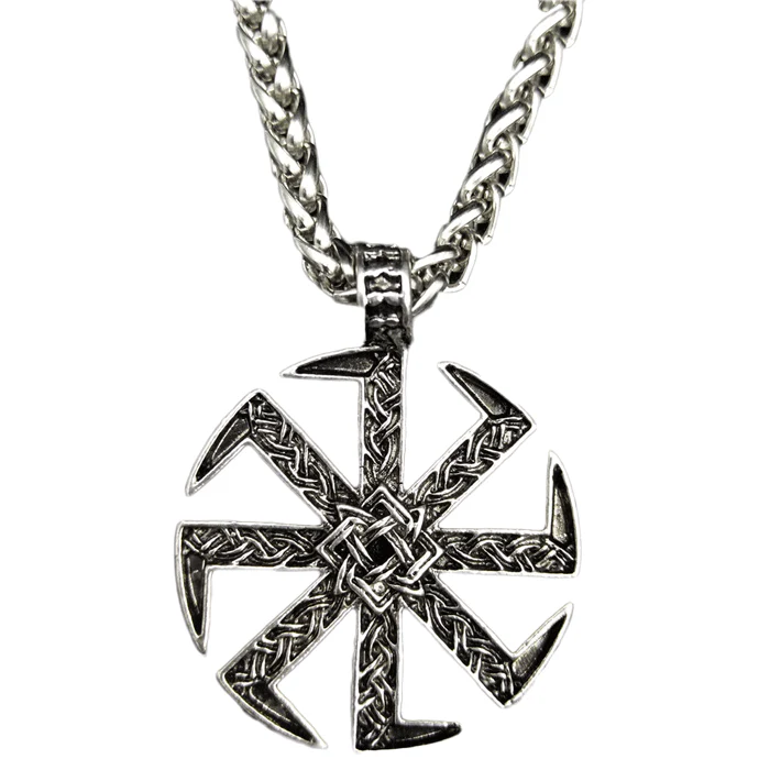 Collier Viking Soleil Noir - Obscurité Lumineuse