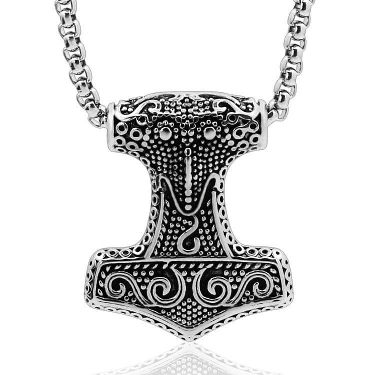 Collier Viking Mjolnir - Puissance du Tonnerre