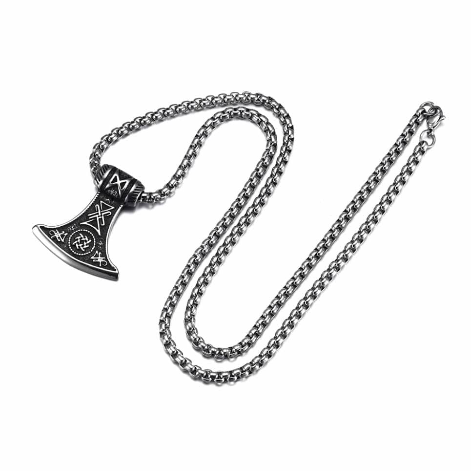 Collier Viking Hache - Lame des Anciens - Image 3
