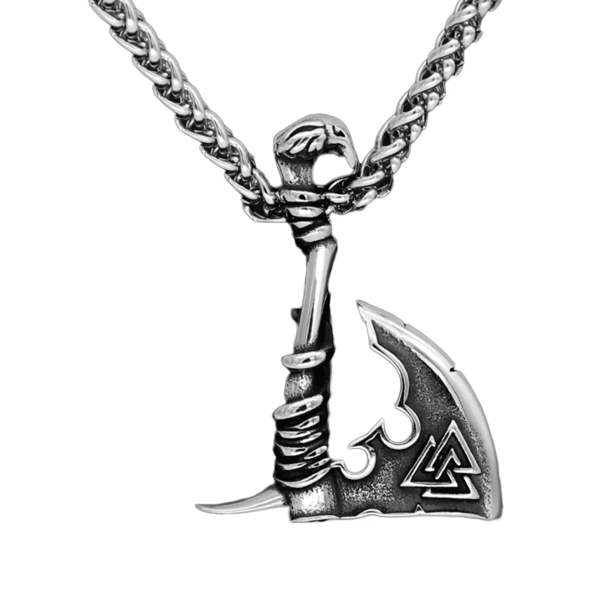 Collier Viking Hache - Écho des Batailles
