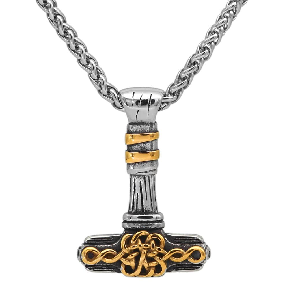 Collier Viking Marteau De Thor - Autorité Divine
