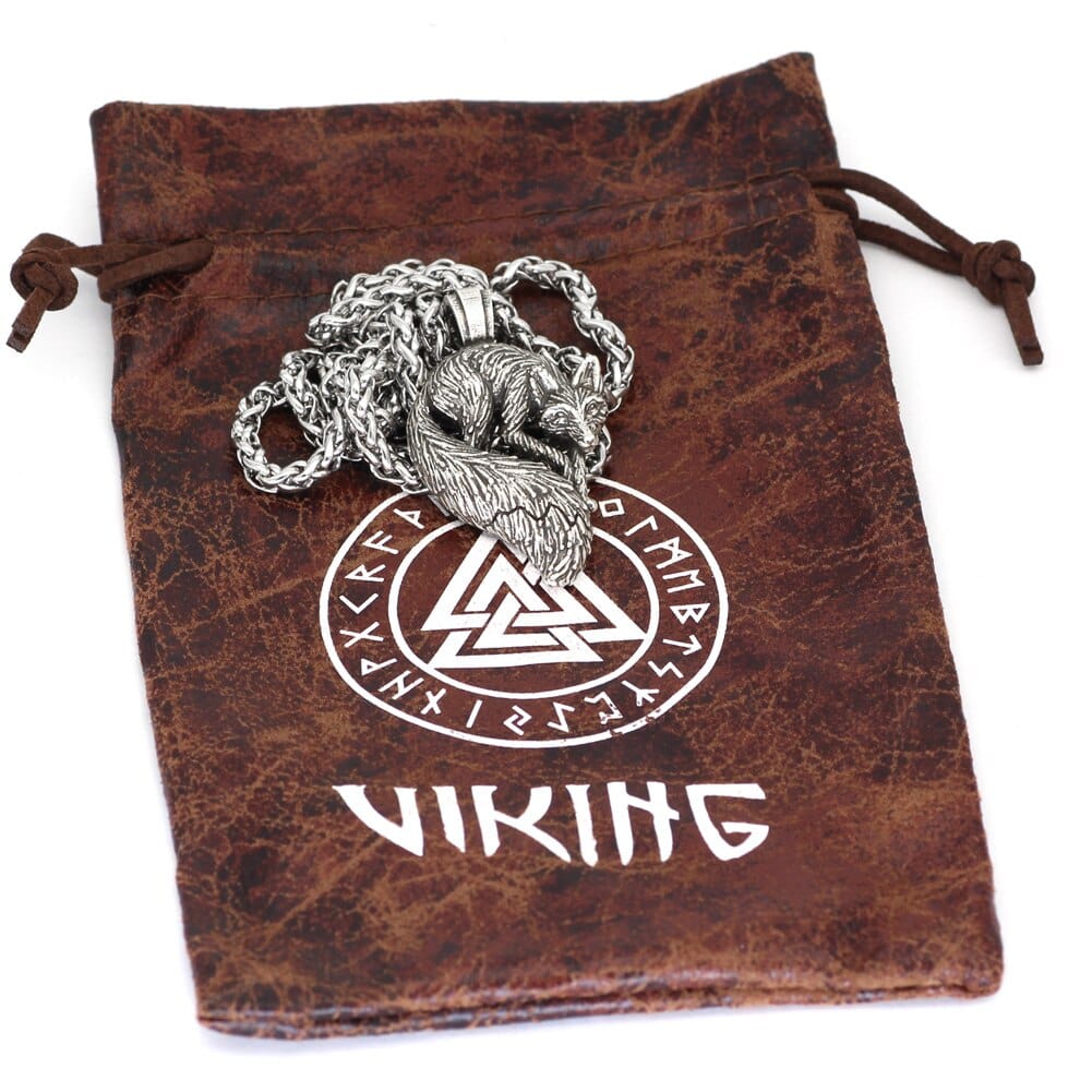 Collier Viking Loup Fenrir - Sauvagerie Nordique - Image 3