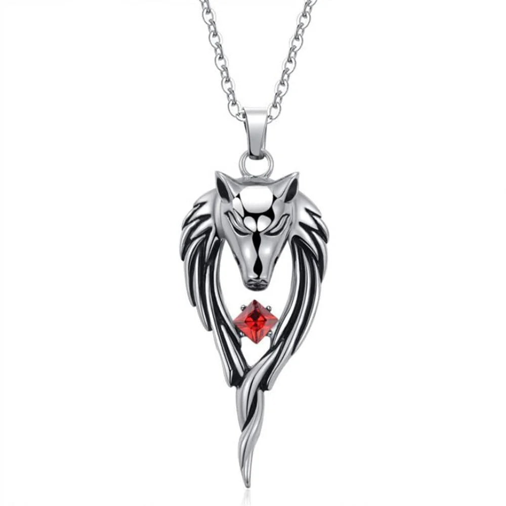 Collier Viking Loup Fenrir - Puissance de la Meute
