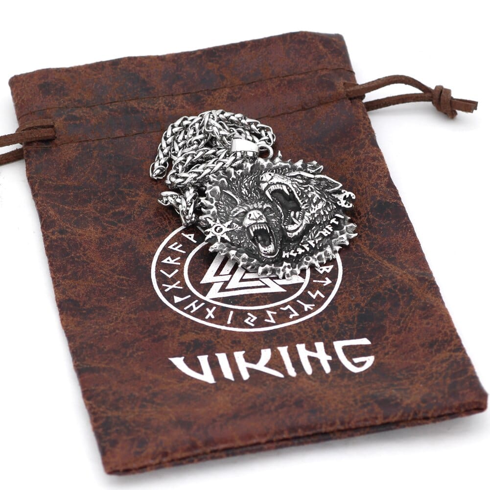 Collier Viking Loup Fenrir - Force de la Nature - Image 2