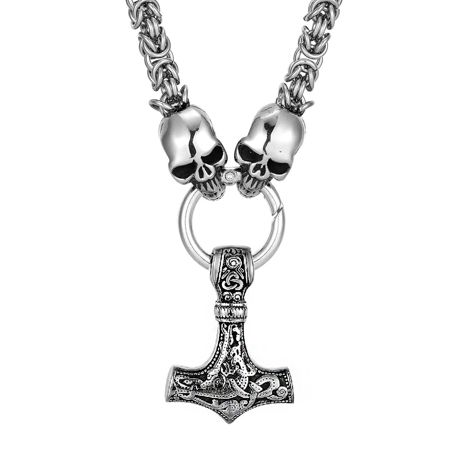 Collier Viking Marteau De Thor - Autorité Céleste