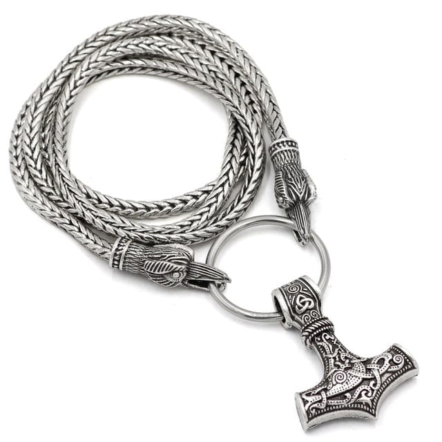 Collier Viking Mjolnir - Résonance du Guerrier