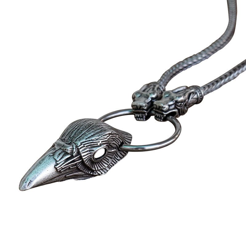 Collier Viking Hugin & Munin - Conseillers d'Odin