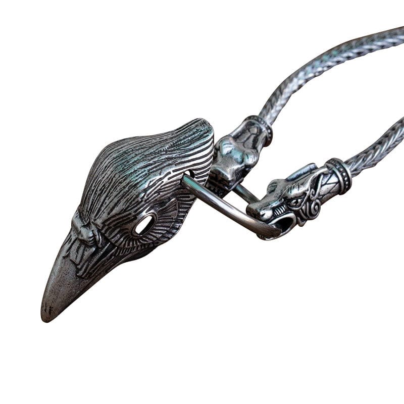 Collier Viking Hugin & Munin - Conseillers d'Odin - Image 2