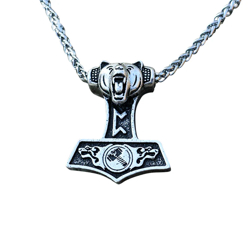 Collier Viking Ours - Emblème de Force