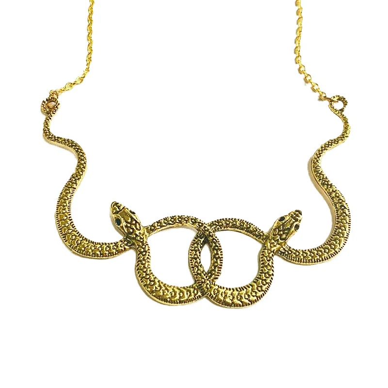 Collier Viking Serpent Jormungand - Spirale du Temps