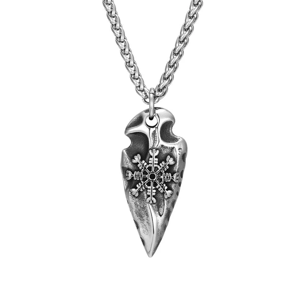 Collier Viking Flèche Et Rune - Direction Sacrée - Image 2