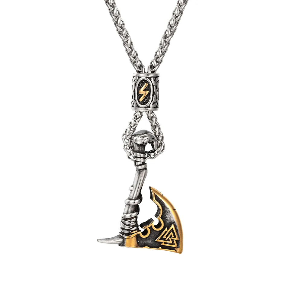Collier Viking hache - Tranchant du Destin