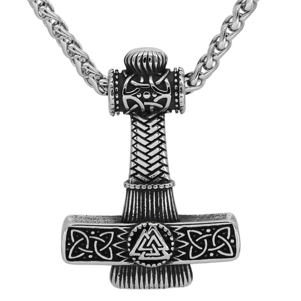 Collier Viking Marteau De Thor Et Runes - Langage des Dieux - Image 2