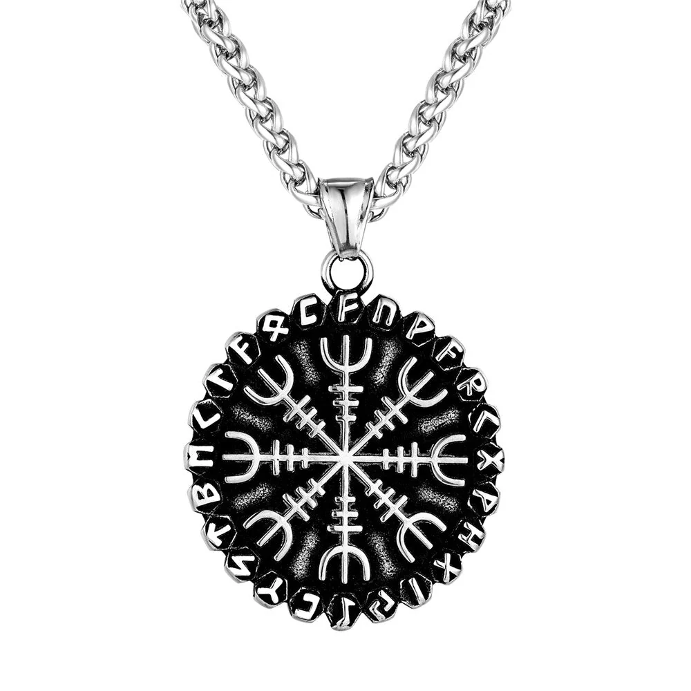 Collier Viking Runes et Heaume - Symbiose Mystique - Image 4