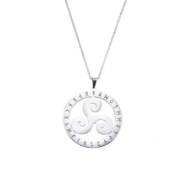 Collier Viking Triskel - Spirale de l'Existence